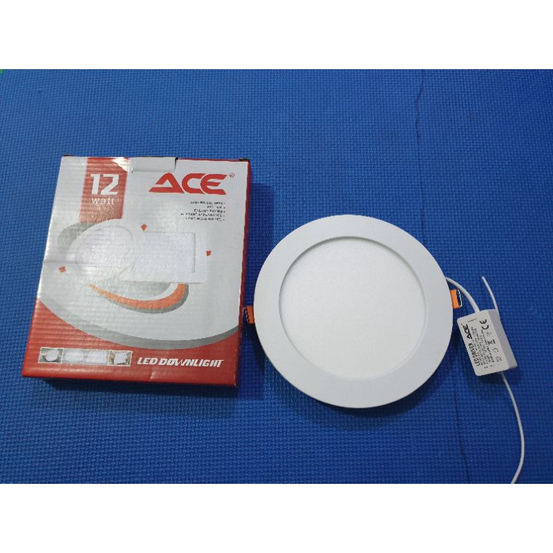 ACE Lampu Downlight Led Panel inbow IB 12w tanam Bulat