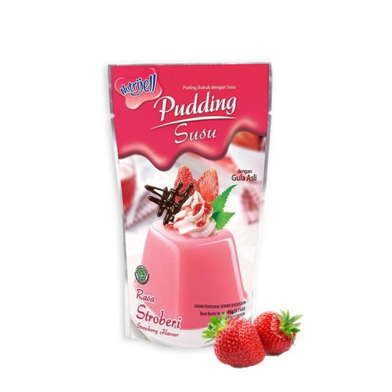 

nutrijell pudding susu strawberry