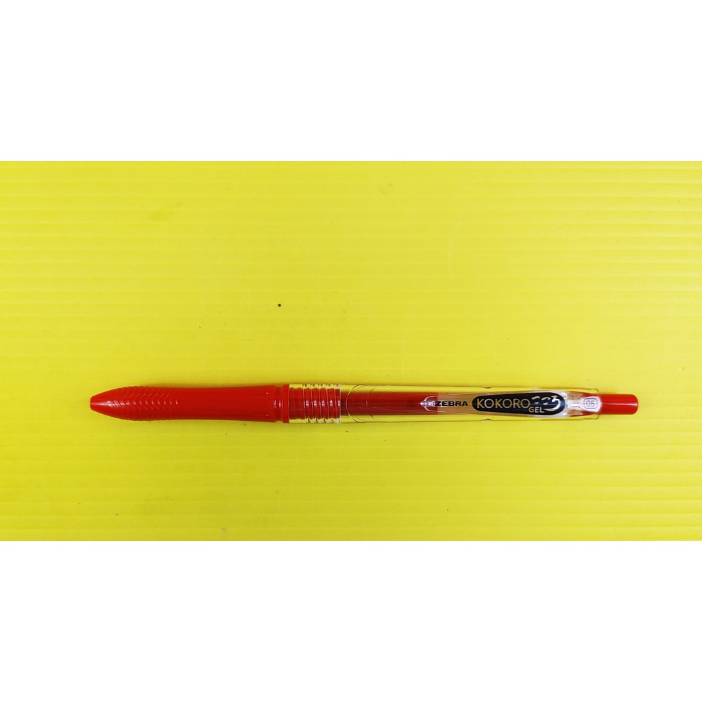 

PULPEN GEL / CAIR ZEBRA KOKORO 0.5 WARNA RED