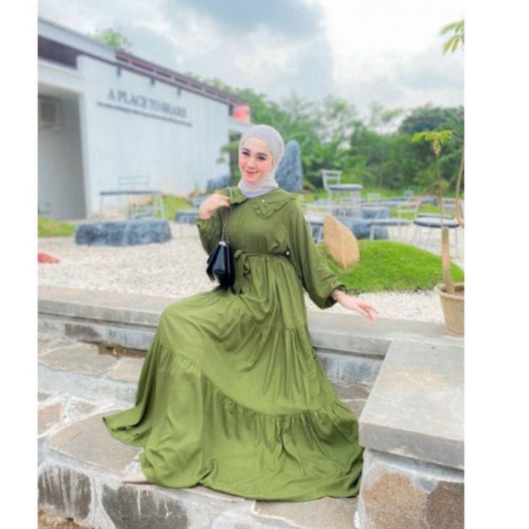 (NEW STOCK) GAMIS NOORA JUMBO / dress wanita fashion muslim / dress wanita  / gamis terbaru / gamis 