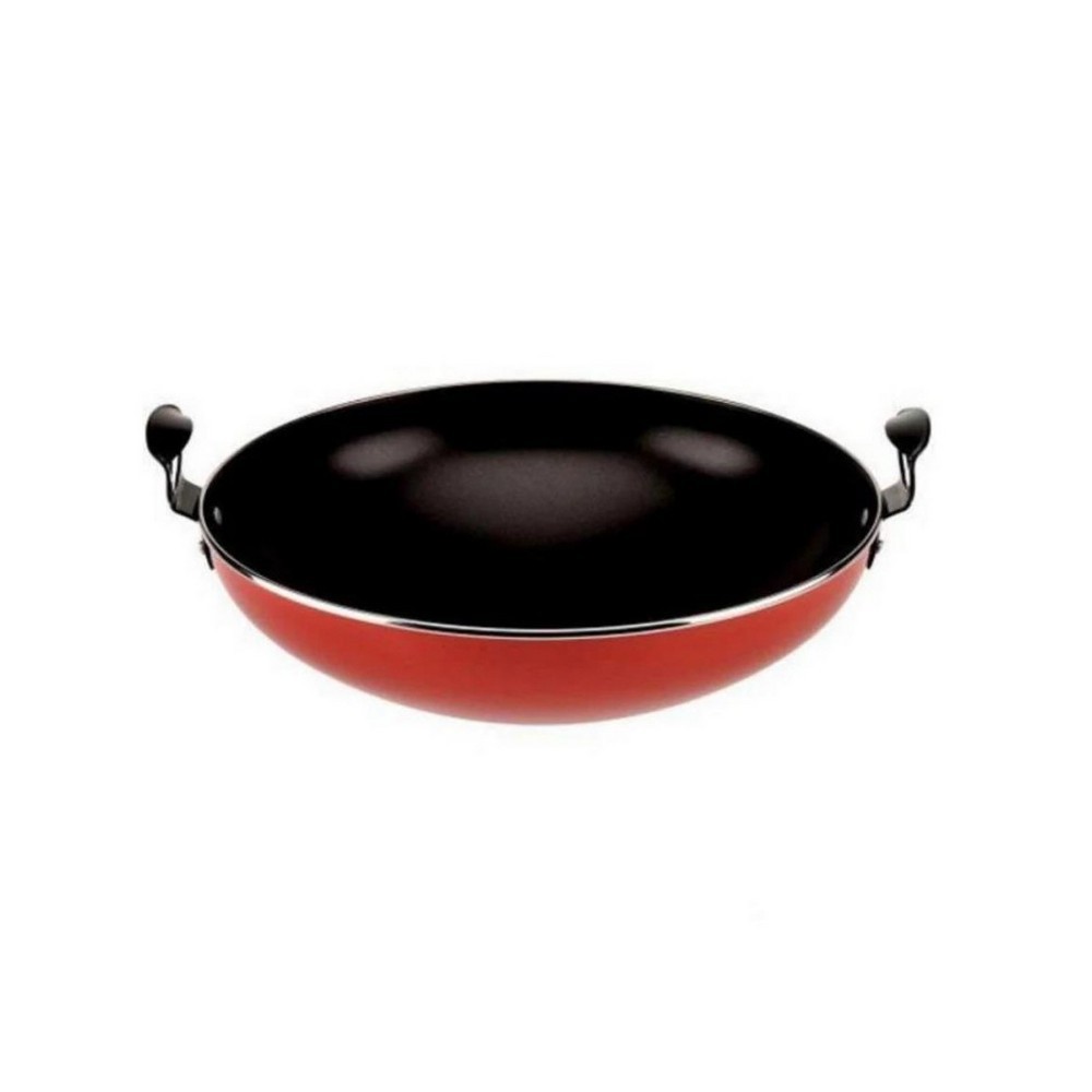 Maspion Wajan Teflon Wonder Wok 33 Cm Anti Lengket - Merah