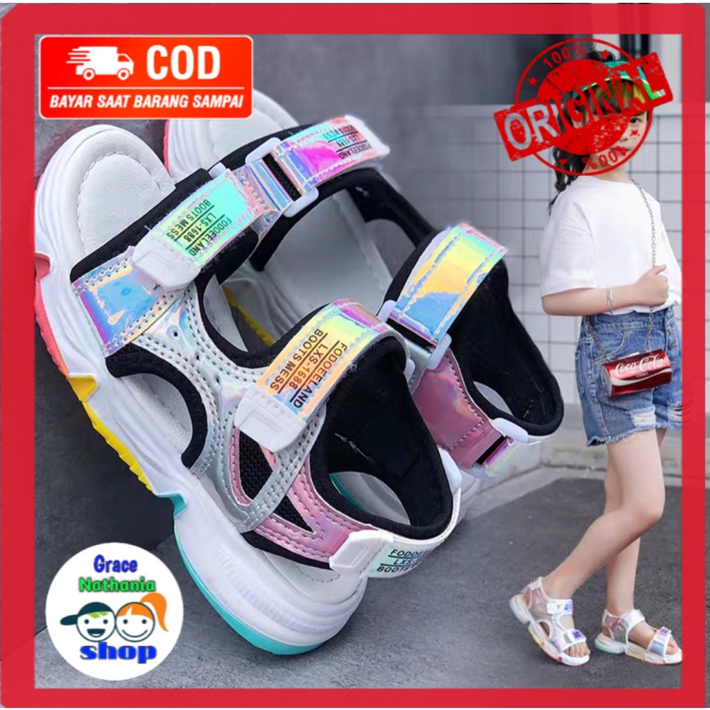 Qwerty.ZN - Sandal Anak Perempuan Fashion Gevani KK 56