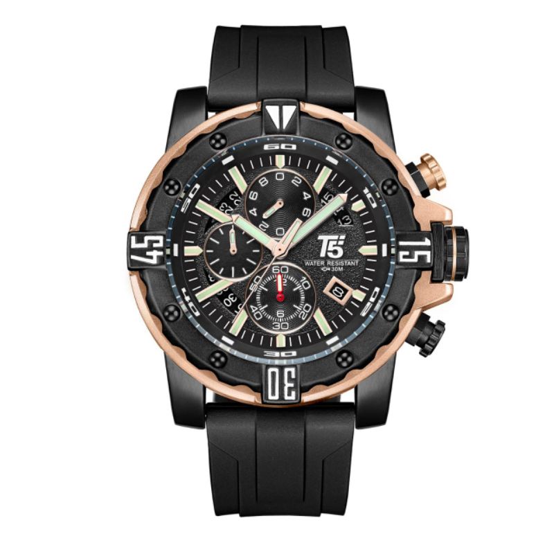 JAM TANGAN PRIA T5 H 3757G Original