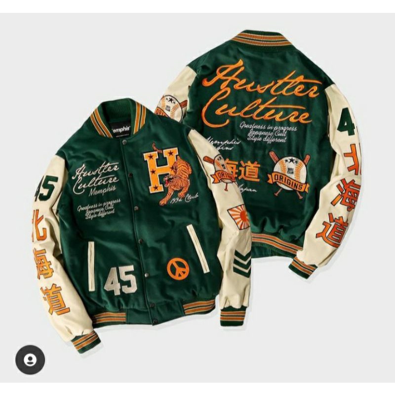 jaket varsity memphis orgins TORA ukur XXL