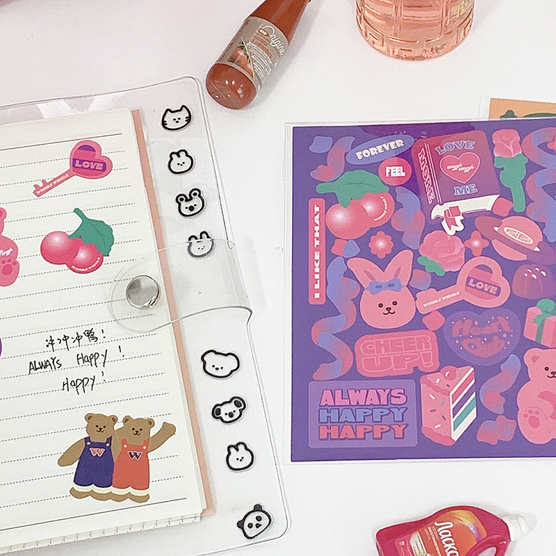 Winzige Korean Stickers Vintage Sticker Journal Scrapbook Phonecae Decor-4