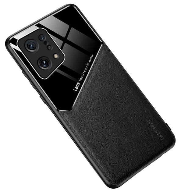 OPPO FIND X5 PRO 5G / FIND X3 PRO SOFT CASE PREMIUM PLEXIGLASS LEATHER