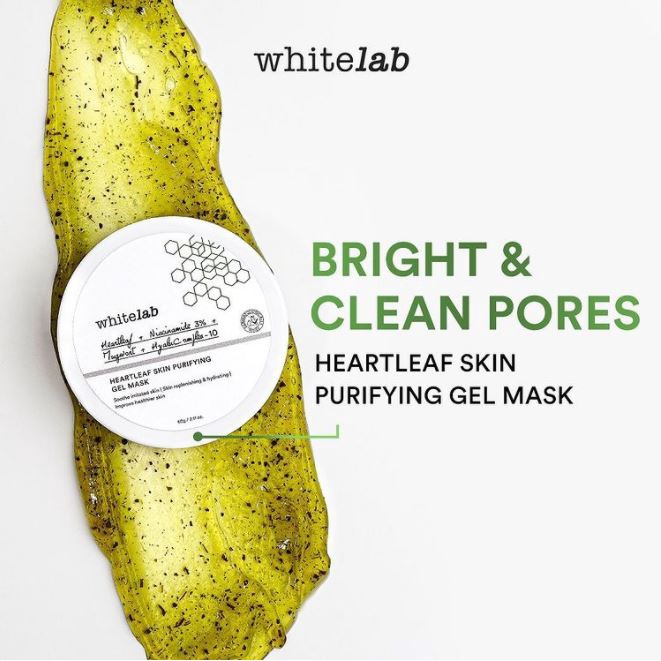 Whitelab Heartleaf Skin Purifying Gel Mask 60gr White Lab