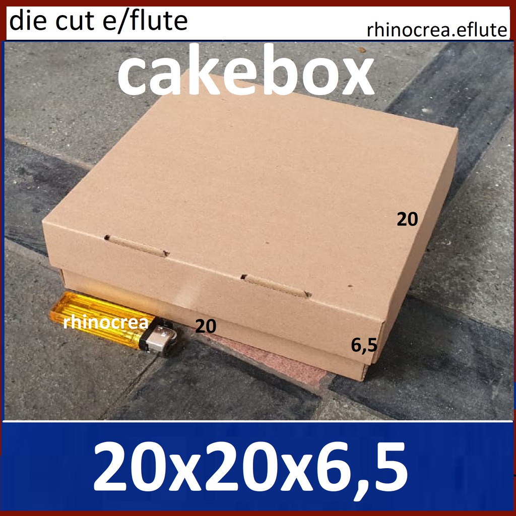 

Kardus CAKE 20x20x6,5 cm CB