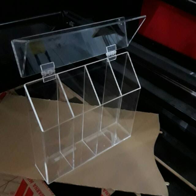 Akrilik make up brush case 3s