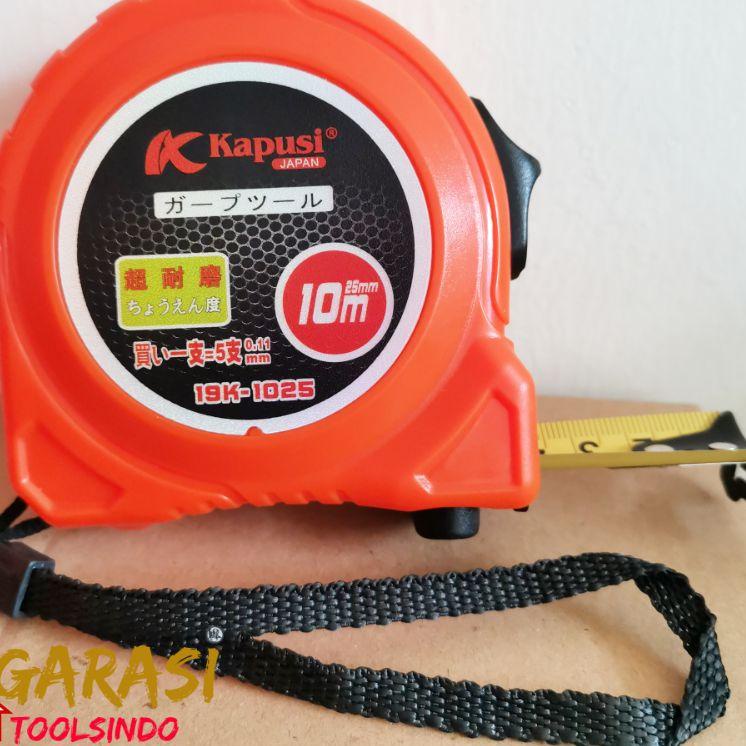 Buruan Dapatkan meteran tangan 10 meter KAPUSI JAPAN meteran tarik 10 meter meteran kuning tukang 10