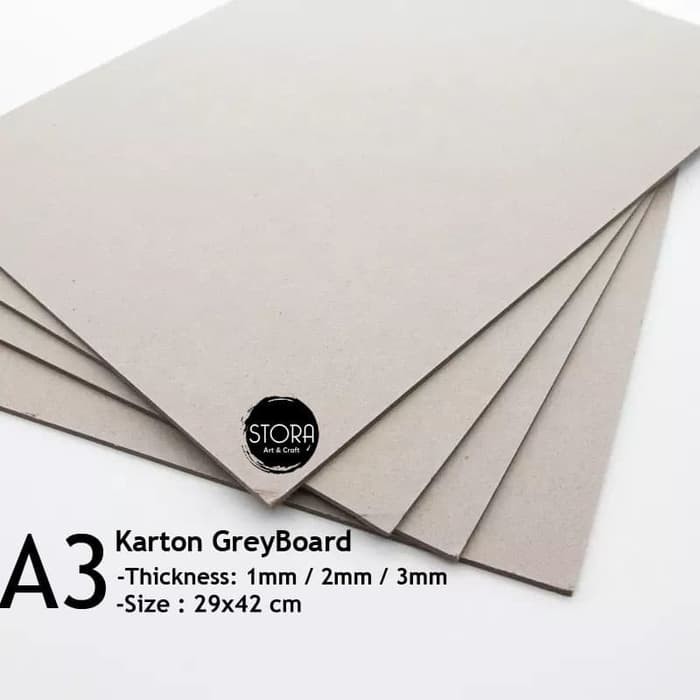 

Promo Karton GREYBOARD A3 - 29x42 - 1mm terbaik