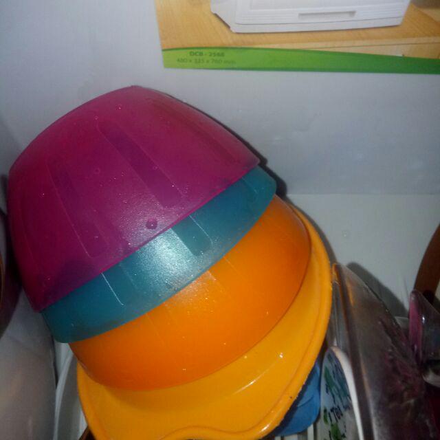 Claris 2300 Bee Bowl Mangkok / Piring Makan Plastik Anak Set Of 4 Pcs