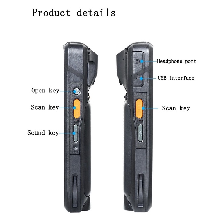 Urovo i6300A Android Mobile Barcode Scanner PDT Industrial WMS