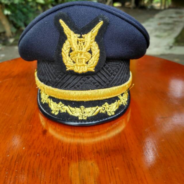 topi dasbor tni au pamen- pajangan dasbor mobil- topi miniature dasbor-aksesoris mobil