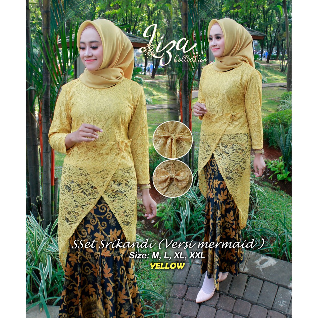 SET KEBAYA SRIKANDI ROK DUYUNG/KEBAYA BRUKAT/KEBAYA WISUDA/BAJU KEBAYA/KEBAYA MURAH/KEBAYA KONDANGAN