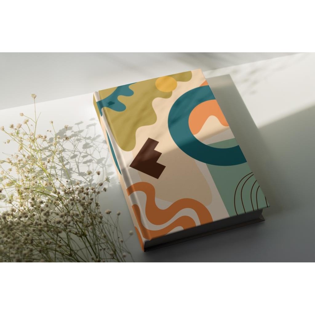 

GARANSI! BISA CUSTOM NAMA - NOTEBOOK A5 HARDCOVER ABSTRACT BOHO COLLECTION II
