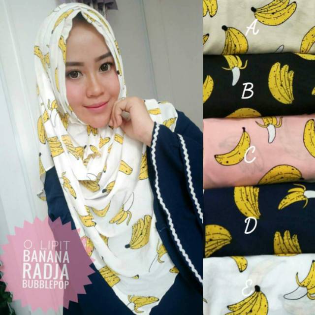 Pashmina Instan Lipit Motif Terbaru