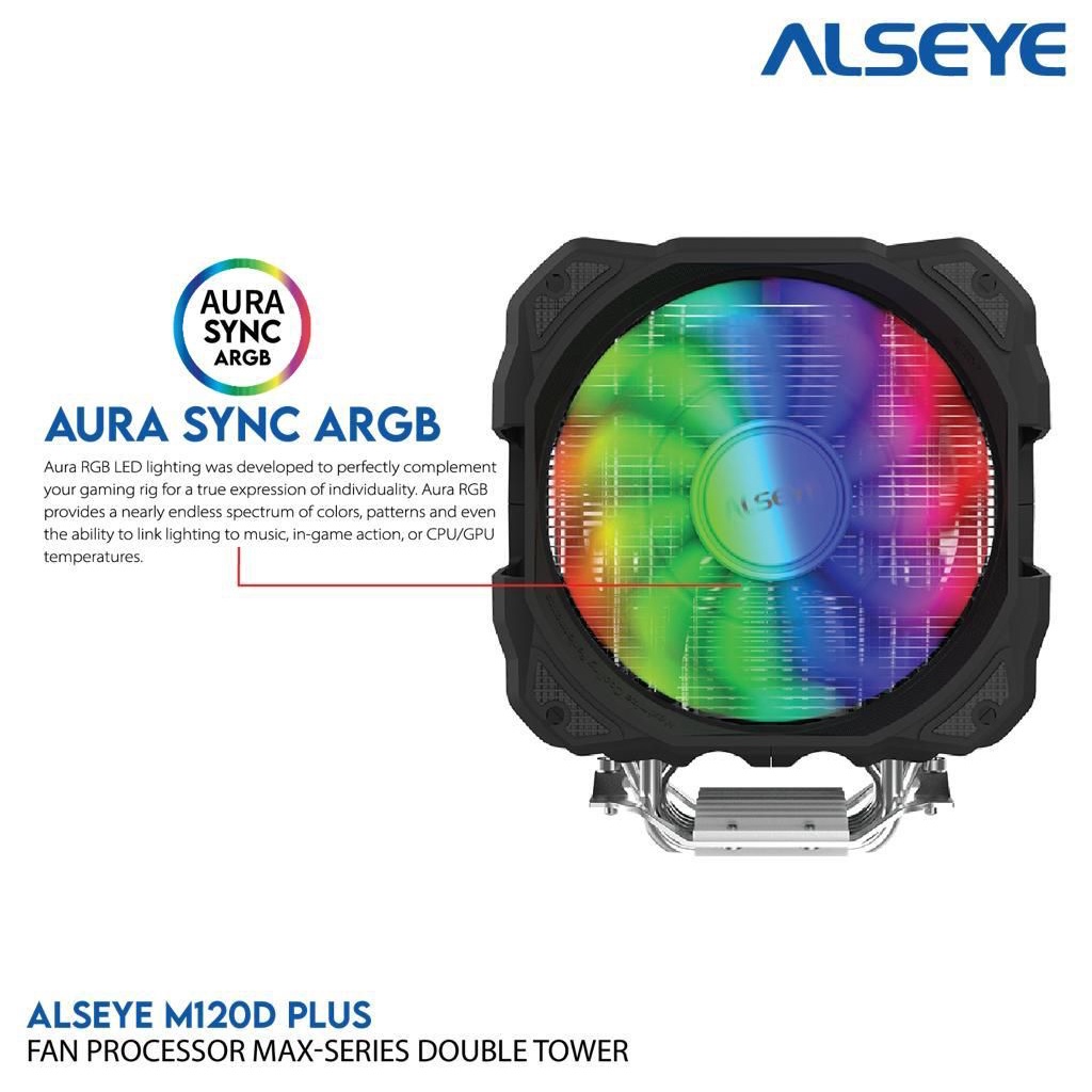 FAN PROCESSOR ALSEYE MAX-SERIES DOUBLE TOWER M120D Plus