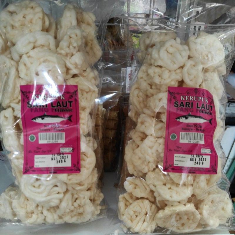 

KRUPUK CLASSIC TENGGIRI MERK SARI LAUT