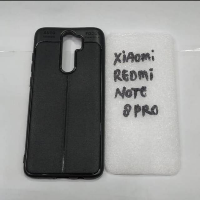 auto focus XIAOMI REDMI NOTE 8 PRO silikon karet hitam soft case