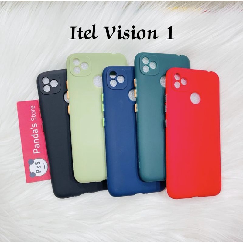 Case Itel Vision 1, Vision 1 Pro, Vision 1 Plus Babycase + Pelindung Kamera, Makaron Full Color (PsS)