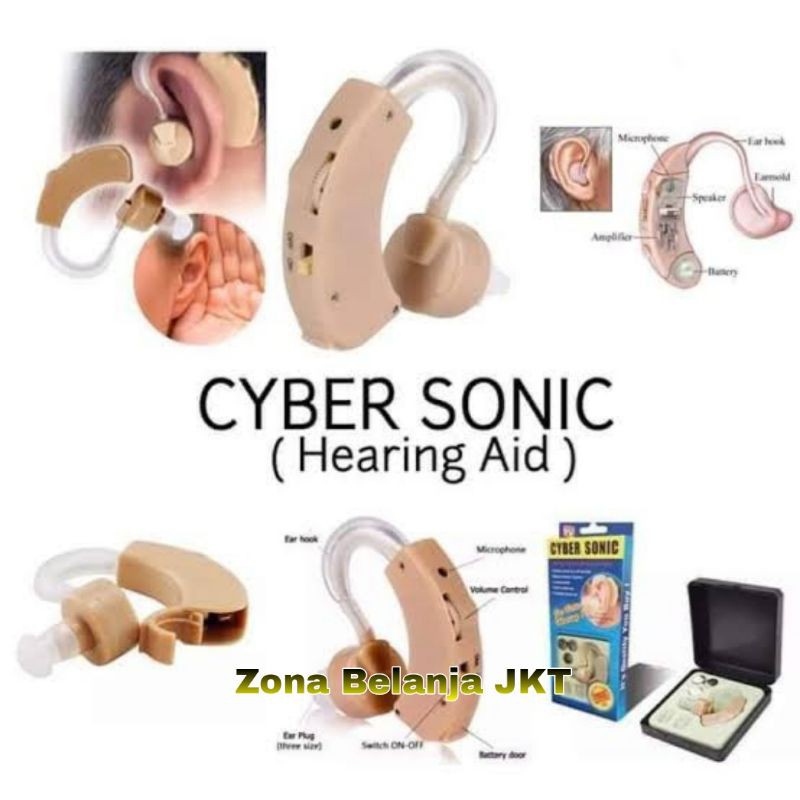 ALAT BANTU DENGAR PENDENGARAN TELINGA TULI BUDEK ORANG TUA PENGERAS SUARA PENDENGARAN HEARING AID BTE