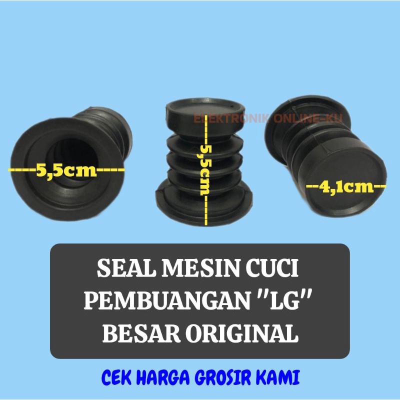 KARET SEAL PEMBUANGAN MESIN CUCI LG BESAR ORIGINAL