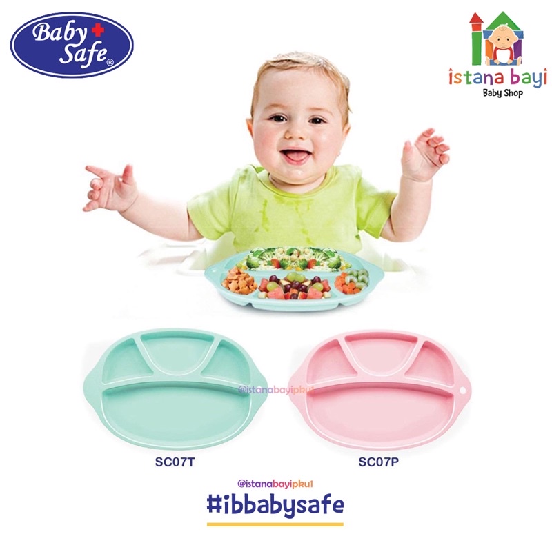 Baby Safe SC07 Silicone Plate Mat - Peralatan Mpasi Bayi