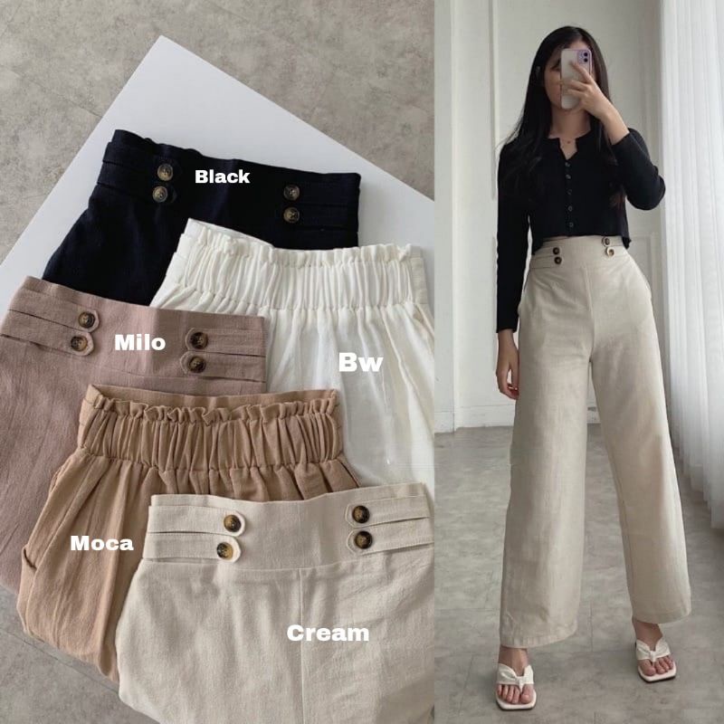 Ramone Cullote kulot linen jumbo