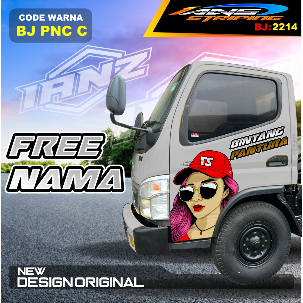 STICKER VARIASI PINTU TRUK FUSO RAGASA / DECAL PINTU DUMTRUK  / STIKER MOBIL TRUK / STIKER PINTU TRUK KEREN