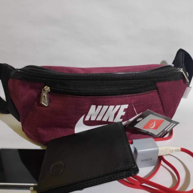 Tas Selempang mini Anti air pria wanita model Oval 001 - waistbag