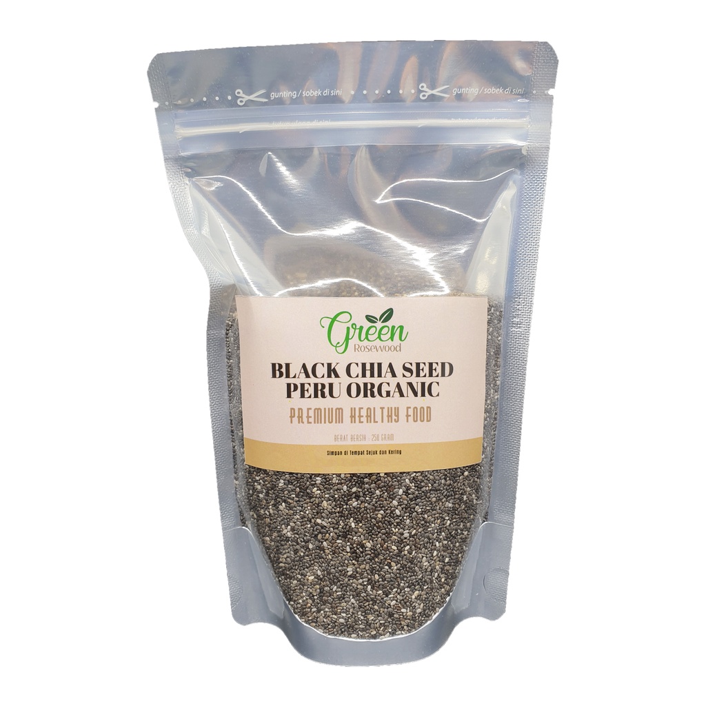 

BLACK CHIA SEED 250 GRAM PERU ORGANIC PREMIUM - CHIA SEEDS CHIASEED 250 GR