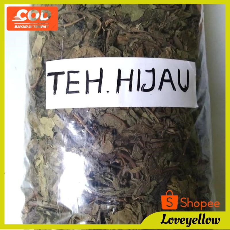 

Bisa COD Daun Teh Hijau Asli 500gr Teh Hijau Green Tea 100% Asli dan Alami