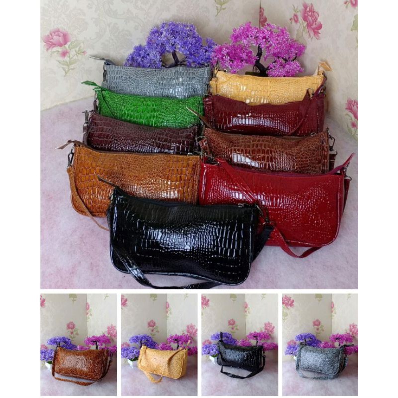 A-ZAHRA TAS BAHU MOTIF BUAYA KILAT / CROCO KILAT