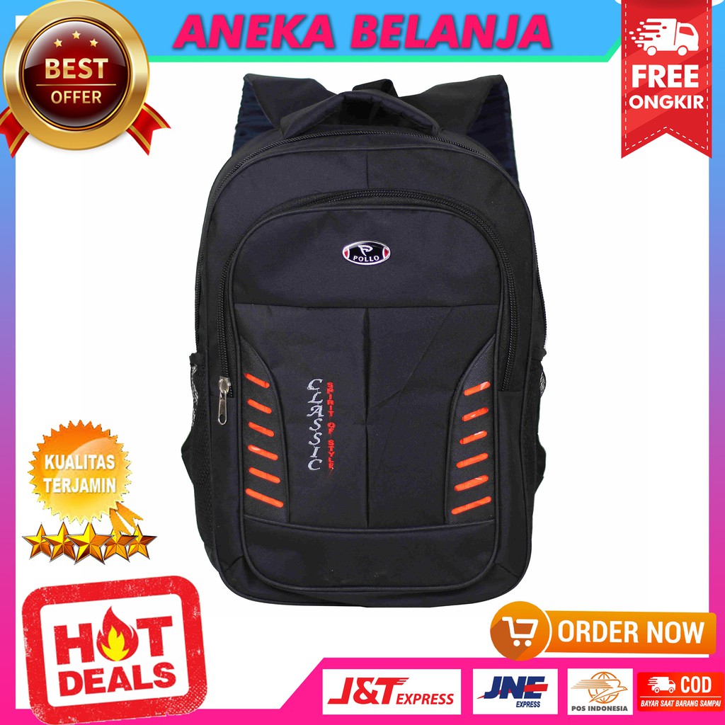 New Arrival Tas Ransel Casual Classic Scotlet Fashionable Multifungsi Khusus Cowok Stylish Kece Gaul