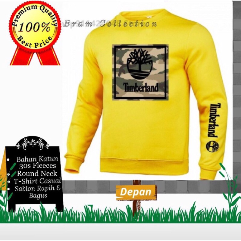 Sweater Hoodie Zipper Sweater Premium Distro Katun 30s Oblong Timberland Army Pria Wanita