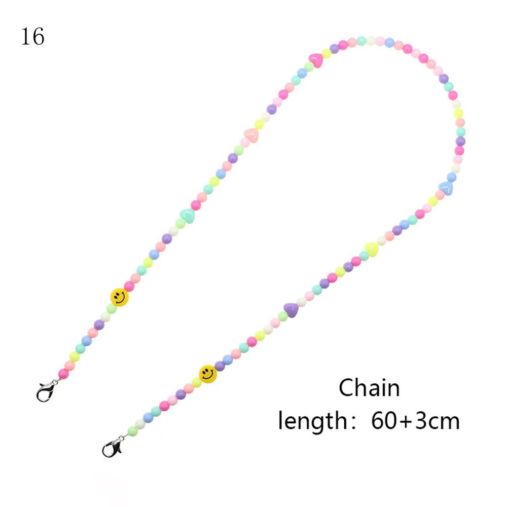 Kalung Rantai Lanyard Kacamata Anti Hilang Hias Mutiara