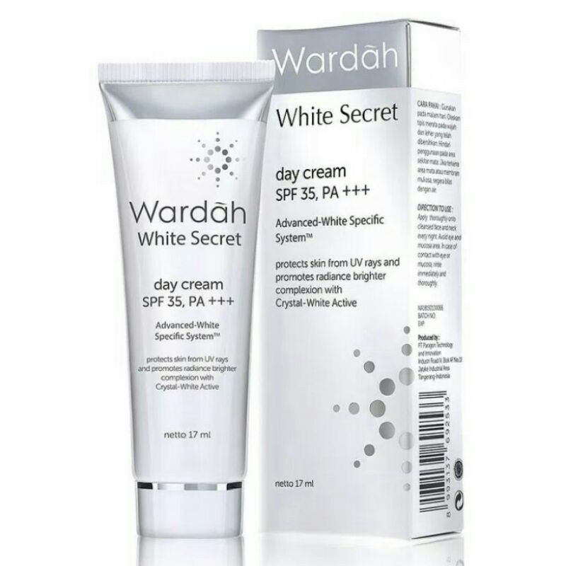 2. Wardah White Secret Day Cream - Sunscreen Wardah Untuk Kulit Berminyak