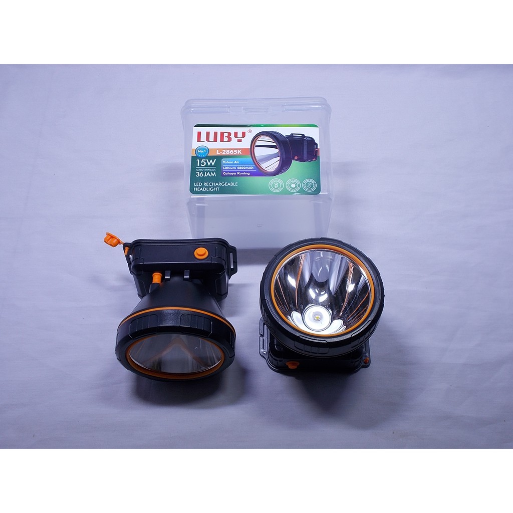 Senter Kepala Headlamp LUBY L-2865 15 watt