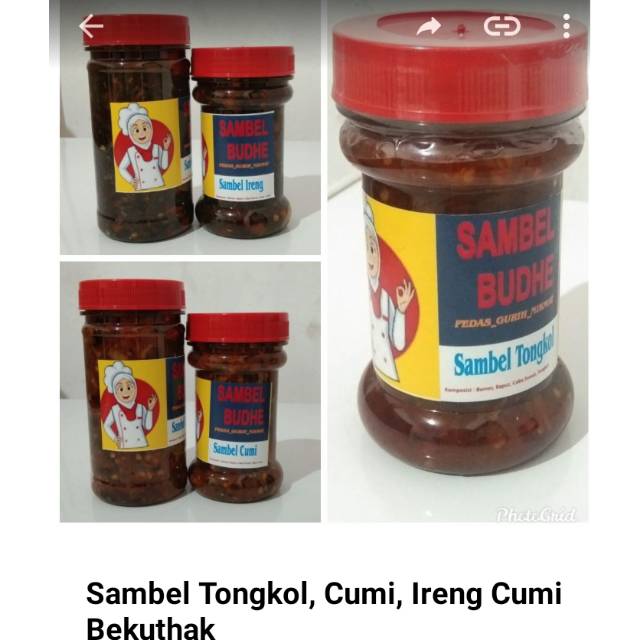 

Sambel Tongkol , Cumi , Ireng Cumi , Bekuthak
