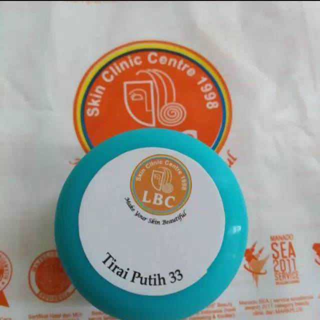 Lbc cream tirai putih