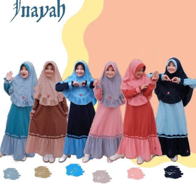 GAMIS KIDS JUNIOR INAYAH ANV LUCU MURAH KEKINIAN