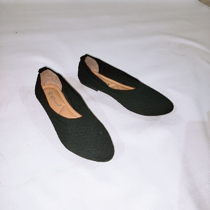 flat shoes rajut import sepatu rajut wanita import