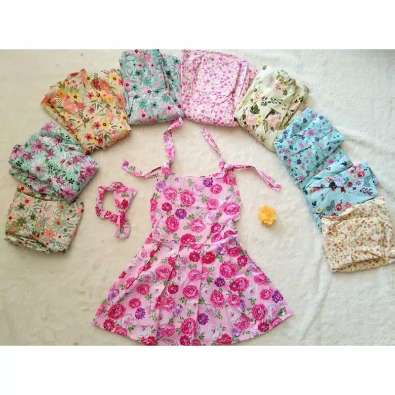 DRES ANAK TALI CUTE READY STOCK (BISA COD)