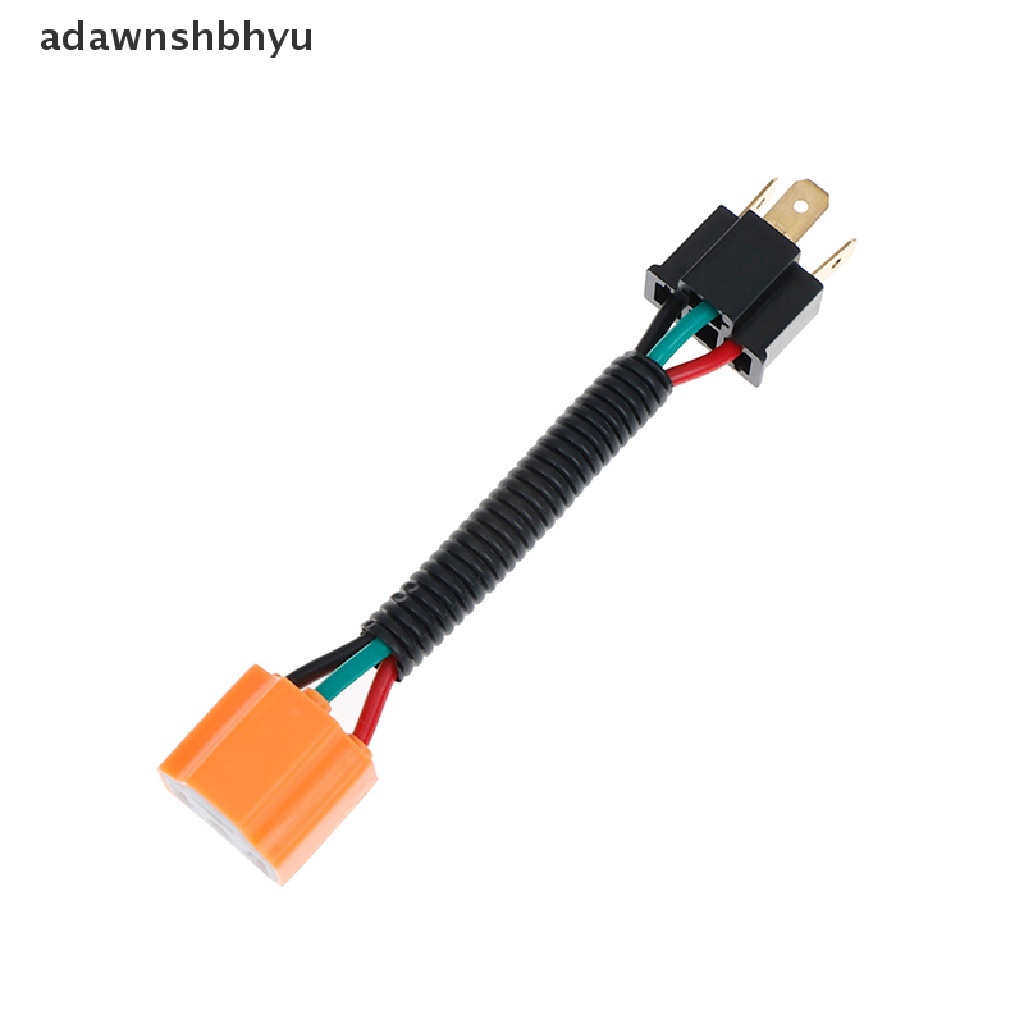 [adawnshbhyu] H4 Lampu Bohlam Keramik socket plug connector wiring harness