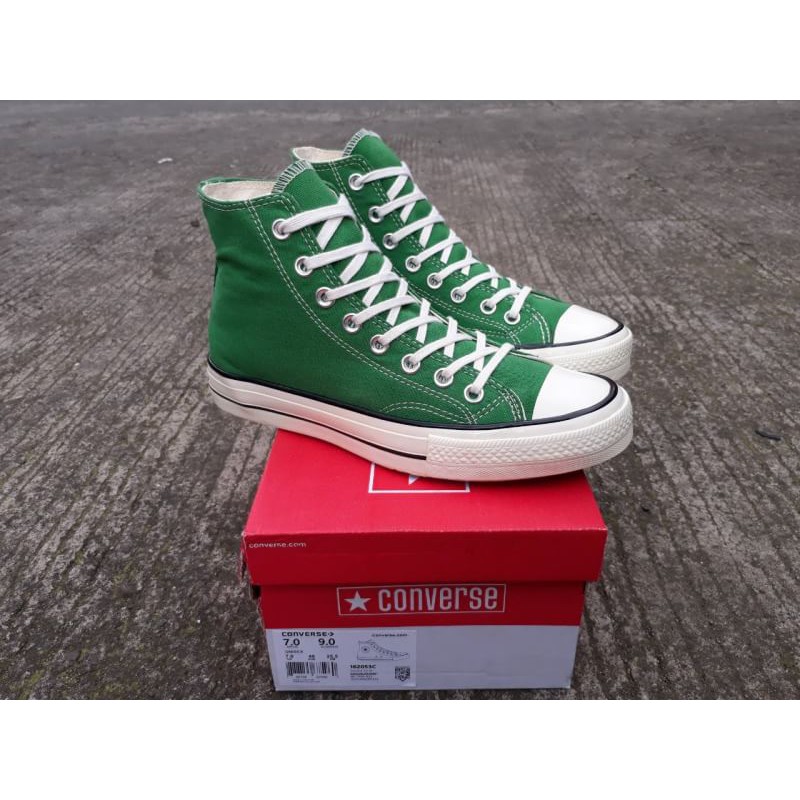 converse 70s green egret