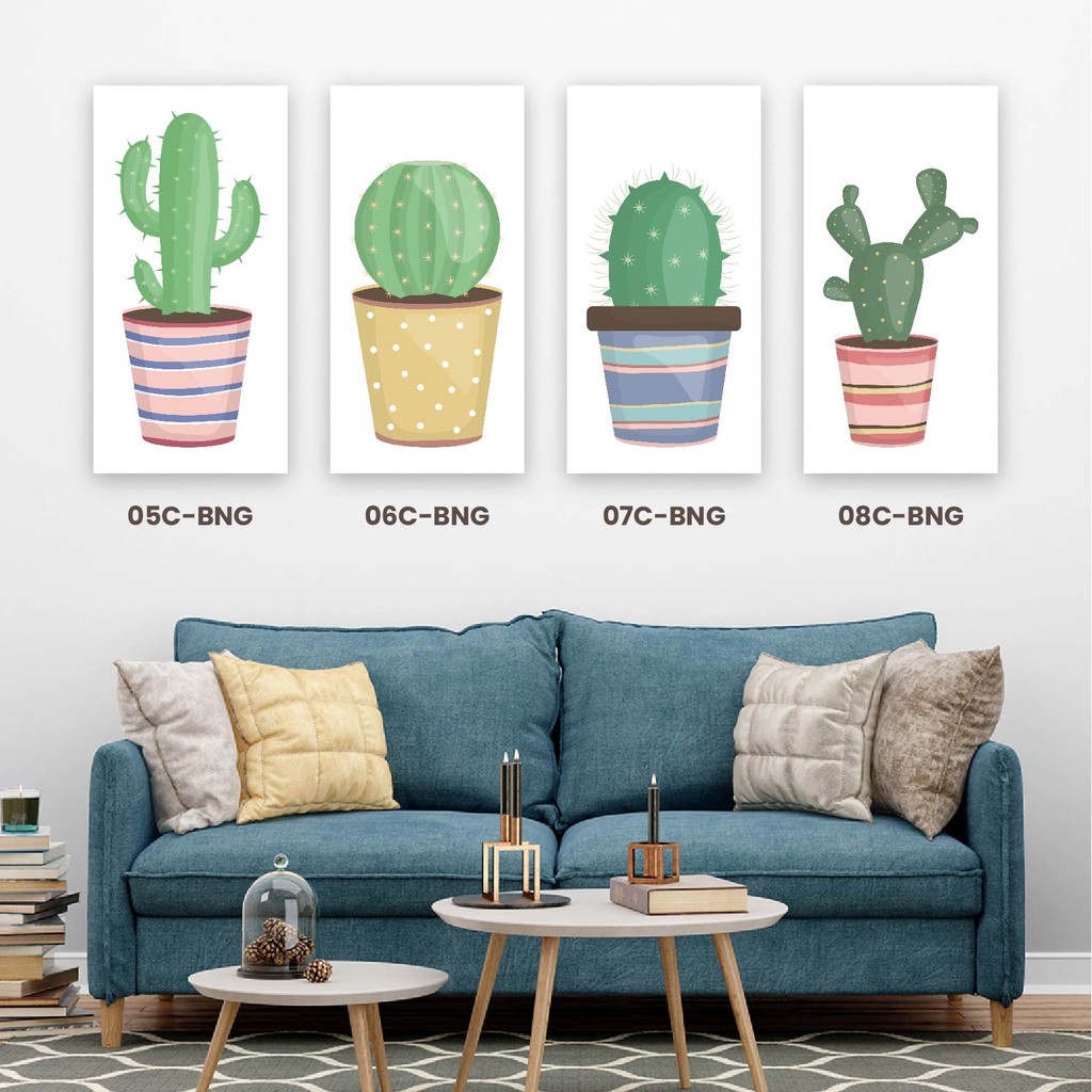 Pajangan Rumah kaktus Hiasan Dinding kaktus dekorasi dinding kaktus