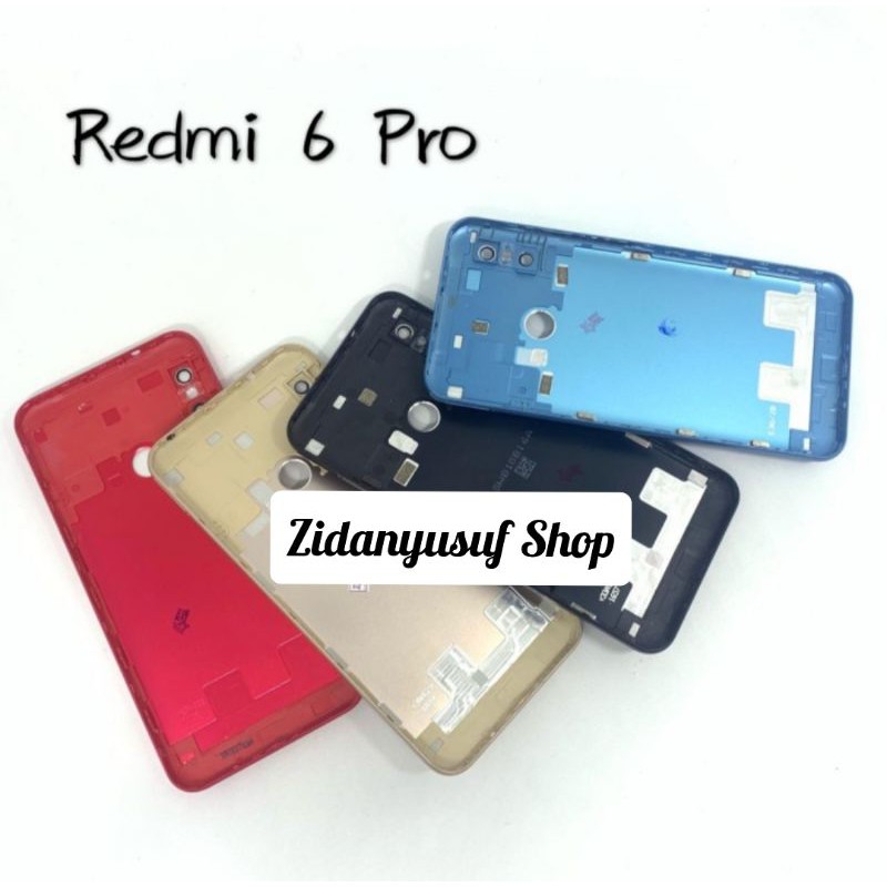 BACKDOOR BACK COVER KESING CASING HOUSING XIAOMI REDMI 6 PRO MIA2 LITE TUTUP BELAKANG ORIGINAL