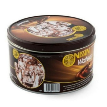 nissin wafer kaleng 200gr/ wafers coklat nissin/nissin wafers 200gr
