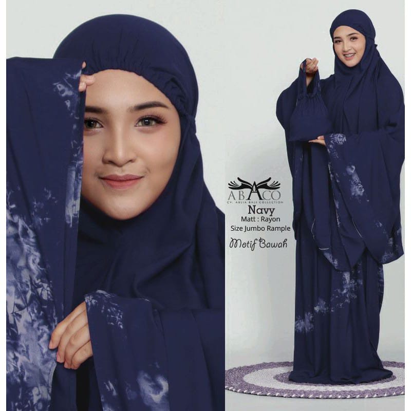 MUKENA BALI JUMBO REMPEL SMOKE